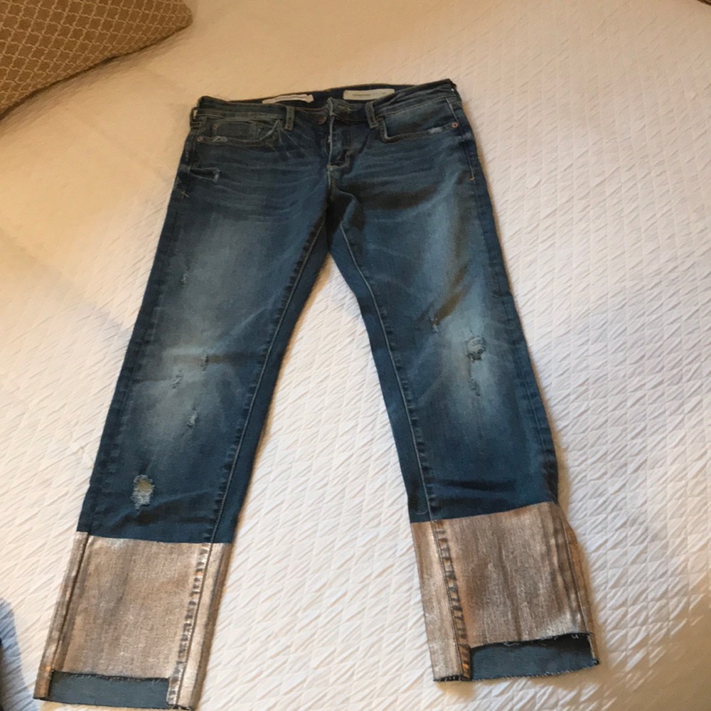 NWOT Pilcro and the Letterpress slim Boyfriend